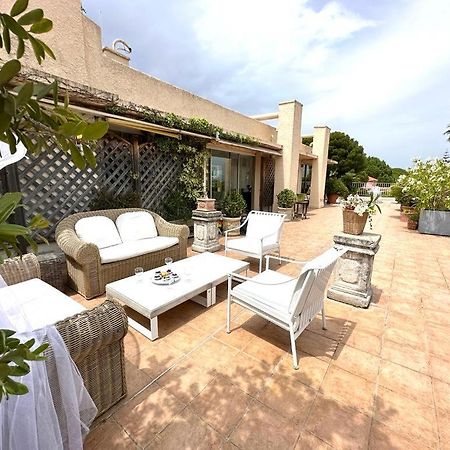 Ferienwohnung Panoramic Sea View Penthouse With Jacuzzi And 450 Sqm Terrace Antibes Exterior foto