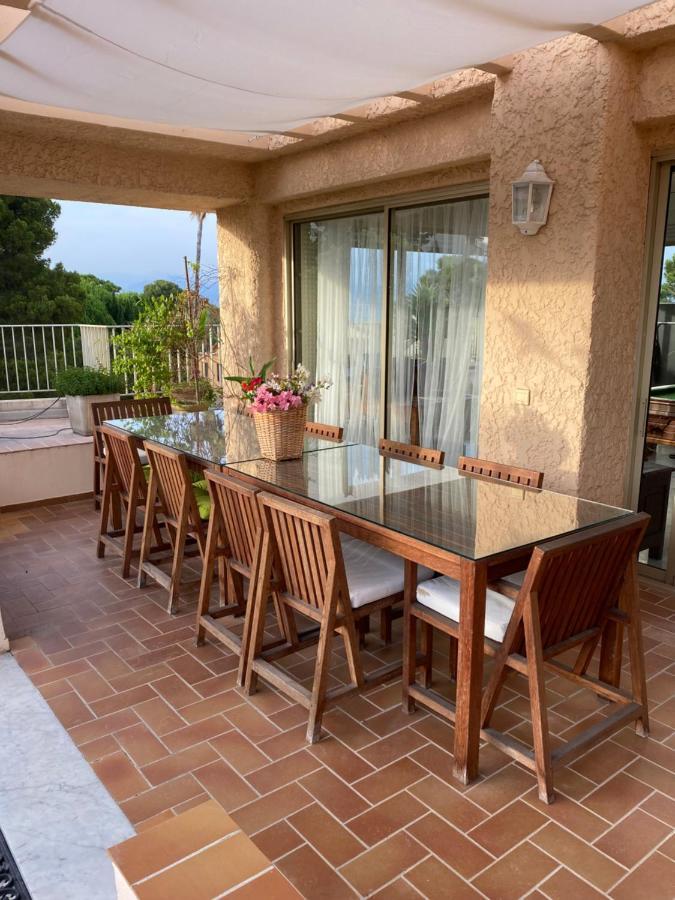 Ferienwohnung Panoramic Sea View Penthouse With Jacuzzi And 450 Sqm Terrace Antibes Exterior foto